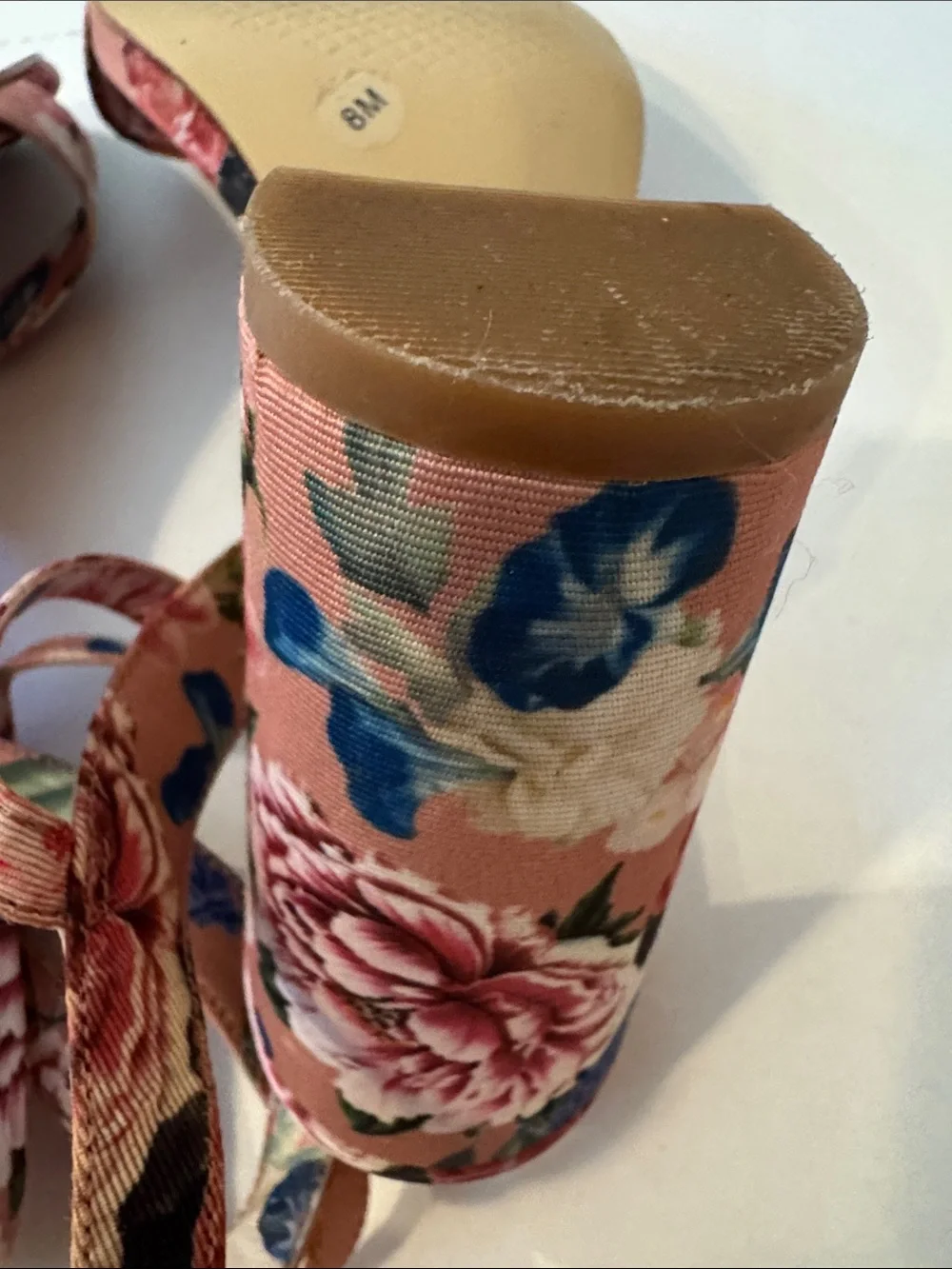 Gianni Bini Pink Floral Heels